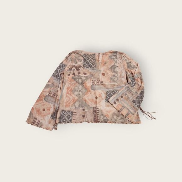 Pastel bell sleeve shirt - Picture 2 of 4